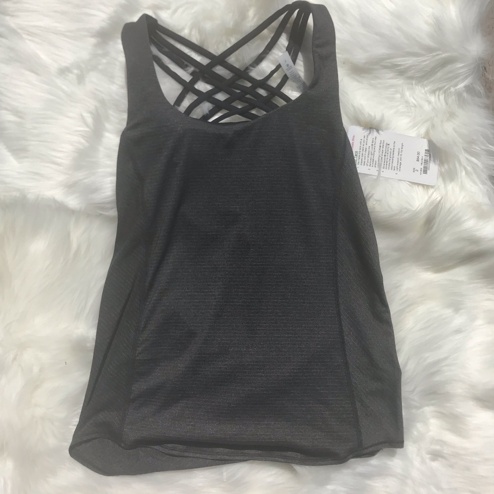 🆕 Women’s Grey Lululemon Wild Tank Size 2
